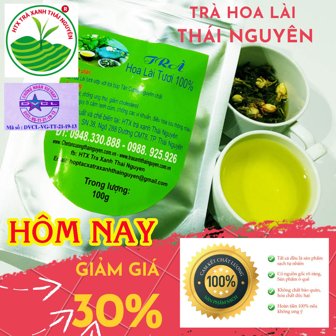Trà Lài (Trà Hoa Nhài) Đặc Sản | 1kg  - Trà Thái Nguyên