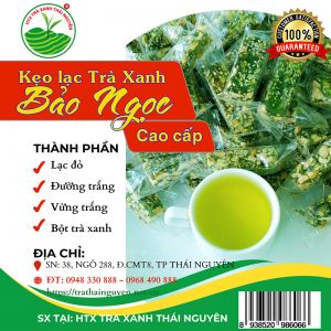 Kẹo lạc trà xanh Bảo Ngọc - Thái Nguyên | 200g